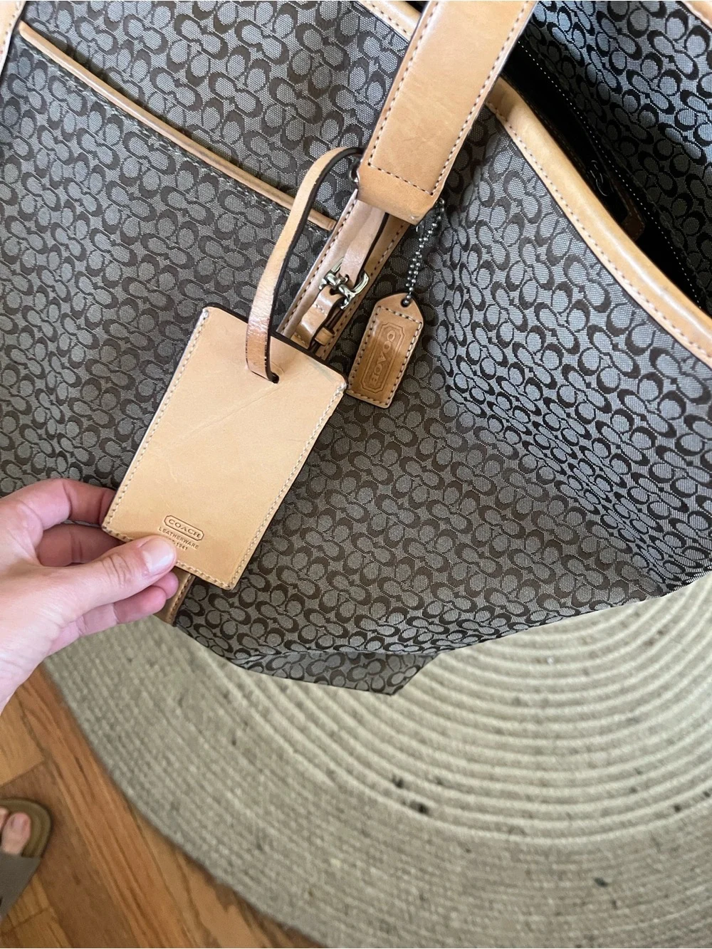 Authentic Coach vintage y2k xl tote